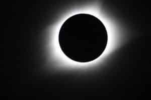 Eclipse solar del 2 de julio Foto: Nasa