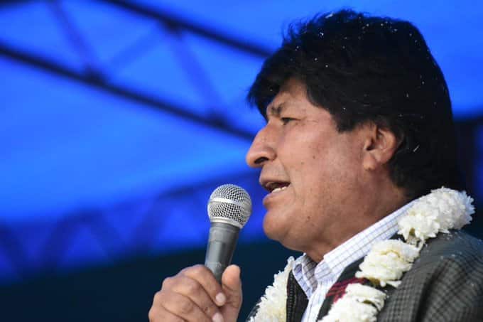 Avión de México para Evo Morales