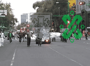 El tráfico en Paseo de la Reforma lunes 4 de noviembre