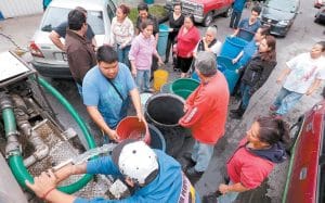 Colonias de Azcapotzalco afectadas por el corte de agua