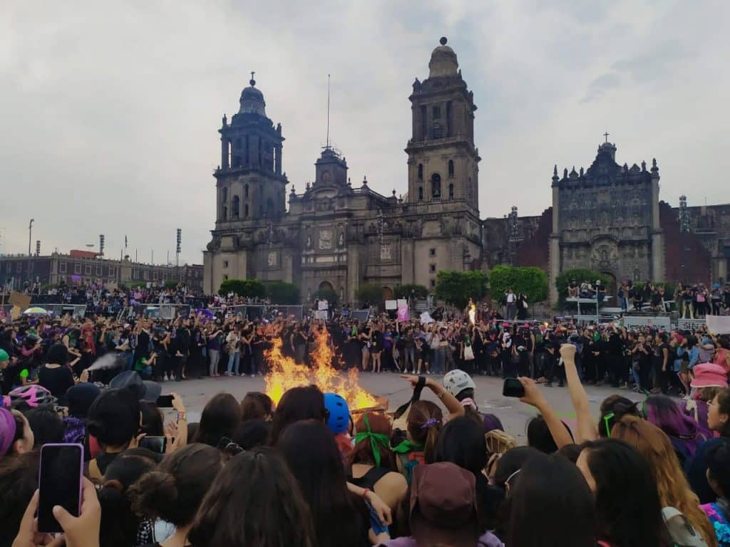 Mujeres mexicanas protagonizan jornada histórica de protestas