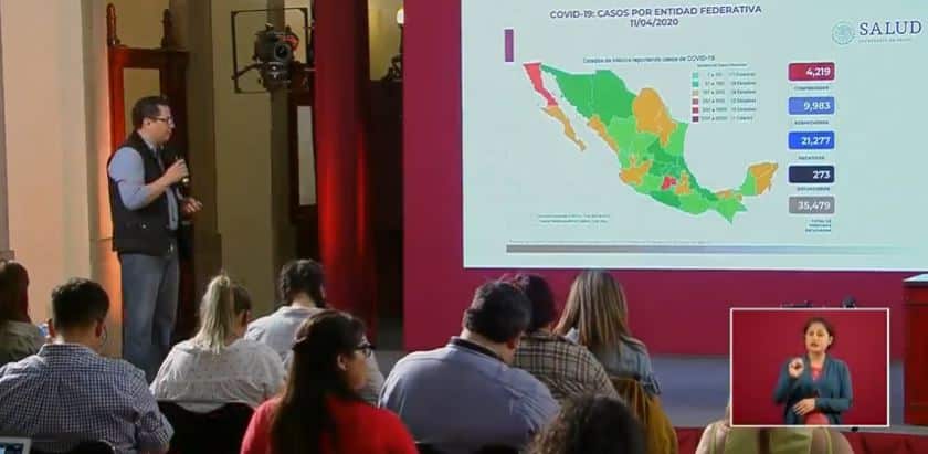 Coronavirus en México al 11 de abril