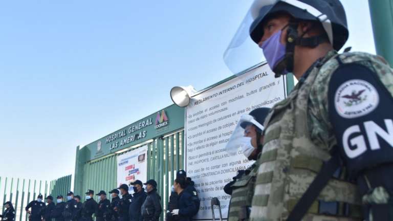 Guardia Nacional resguardará 41 hospitales COVID-19 en Edoméx