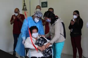 Lupita venció a la COVID-19 tras nueve días de estar intubada