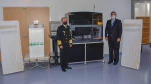 Donan equipos de detección de SARS-CoV-2 al Centro Médico Naval