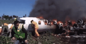 Aeronave de la la Fuerza Aérea Mexicana sufre accidente en Veracruz