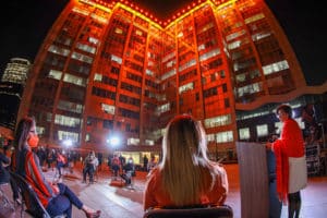 Conagua se ilumina de naranja, por la Erradicación de la Violencia Contra las Mujeres