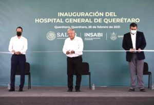 López Obrador inaugura el Hospital General de Querétaro