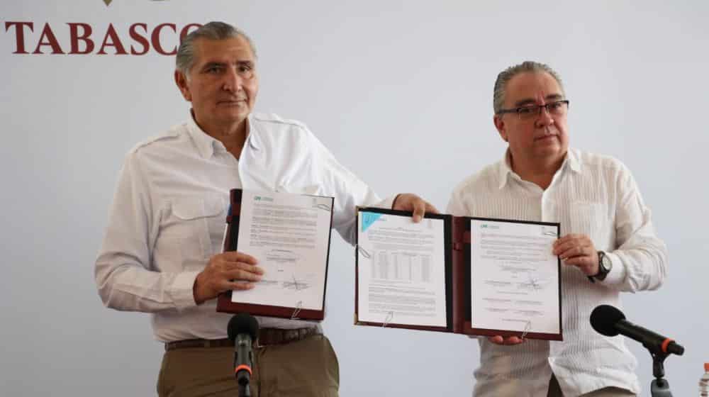 convenio que firmó el Gobierno de Tabasco con la CFE