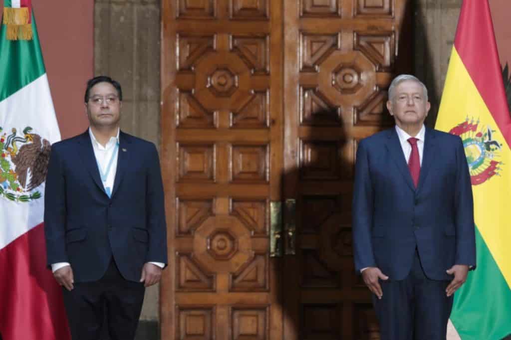 AMLO y Luis Alberto Arce presidente de de Bolivia refuerzan lazos entre ambas naciones