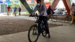 exposición “Pueblo bicicletero” en Azcapotzalco