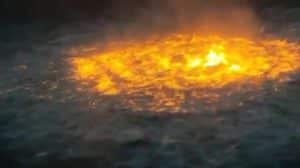 por qué se incendió el mar en Campeche