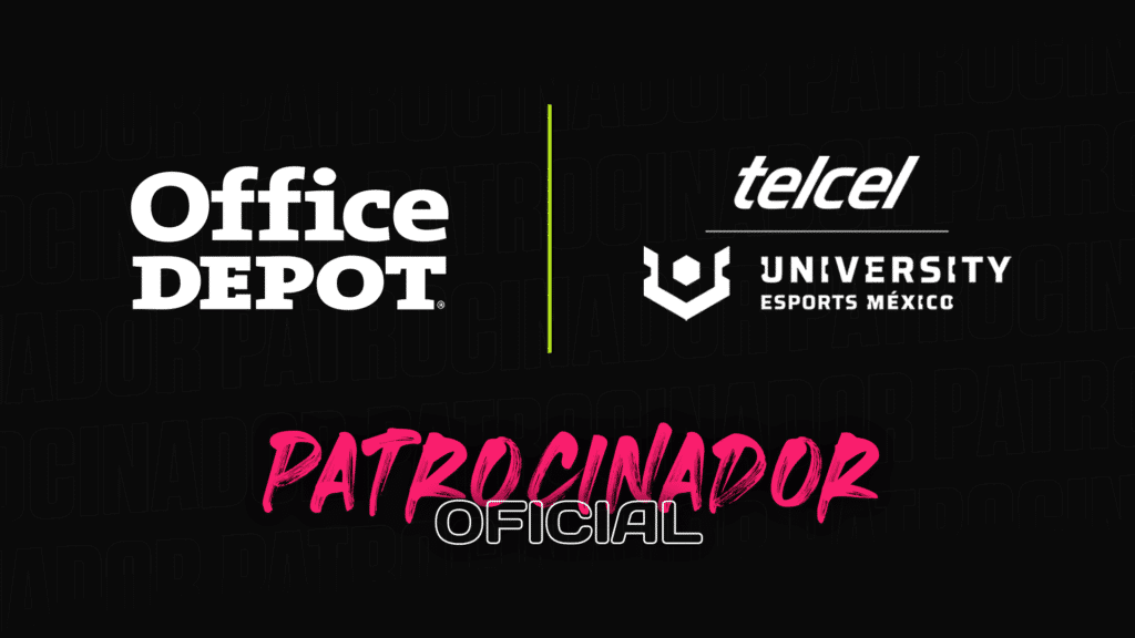 Office Depot es el nuevo patrocinador oficial de Telcel University Esports  México - News Report MX