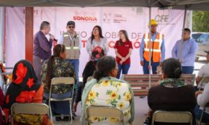 Inician Gobierno de Sonora y CFE construcción de obra de electrificación en la comunidad de Desemboque de los Seris