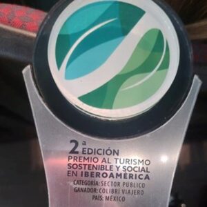 Recibe gobierno de la Ciudad de México el premio al turismo sostenible y social por la acción de gobierno: “Colibrí Viajero”