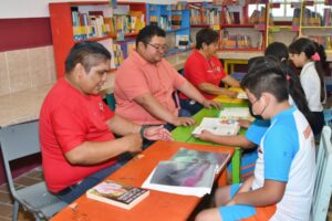 Rehabilitan biblioteca de la escuela Leona Vicario en Cozumel