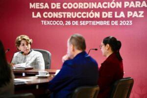 La Gobernadora Delfina Gómez instala Mesa de Coordinación en Texcoco; respaldan estrategia Fiscalías, Sedena, Marina, GN y CNI
