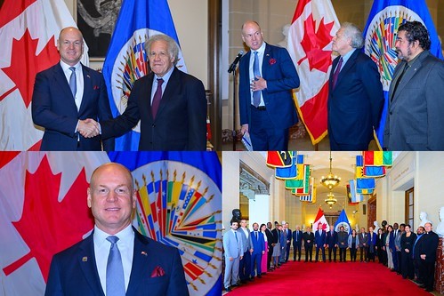 Nuevo Embajador de Canadá a la OEA presenta credenciales