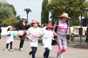 Realizan carrera atlética “Huellas de la Inclusión” en Almoloya de Juárez