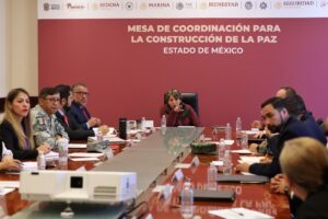 Rinden autoridades de seguridad informe a Delfina Gómez, Gobernadora del Estado de México