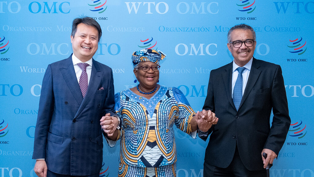 La OMS, la OMPI y la OMC renuevan el compromiso de apoyar las soluciones integradas a los problemas de salud mundiales