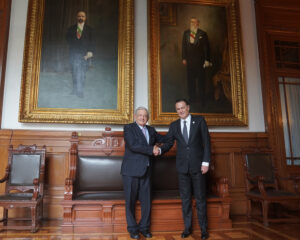 Se reúne Mauricio Kuri con el Presidente de México