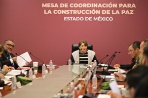 La Gobernadora Delfina Gómez atiende demandas de seguridad en la décimo tercera Mesa de Coordinación para la Construcción de la Paz
