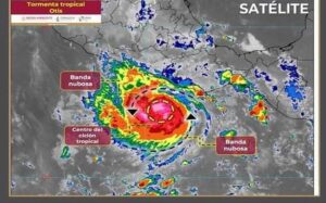 Alista Gobierno de Estado de México vigilancia ante riesgos de lluvias por tormenta tropical Otis
