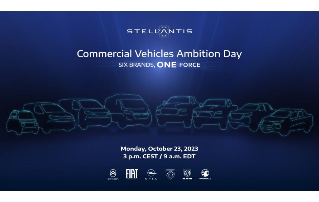 Stellantis presentará su estrategia de vehículos comerciales y la nueva línea global de este tipo de vehículos