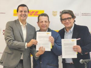 Firman convenio SEDECO y DHL Express México en beneficio de 60 mil MIPYMES capitalinas