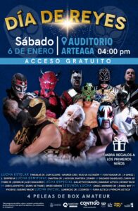 Invitan a la población a tradicional función de lucha libre de Día de Reyes en Querétaro
