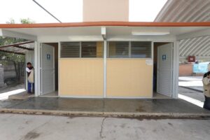 Rehabilita SDUOP infraestructura educativa de Primaria General Renacimiento en Pedro Escobedo