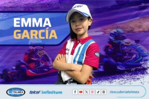 Emma García se integra a Escudería Telmex Telcel