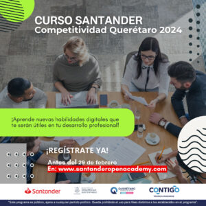 Alistan SEDESU y Santander capacitación a empresas y emprendedores