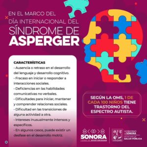 Atiende Salud Sonora a niñas y niños con diagnóstico de Síndrome de Asperger