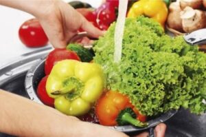 desinfectar frutas verduras